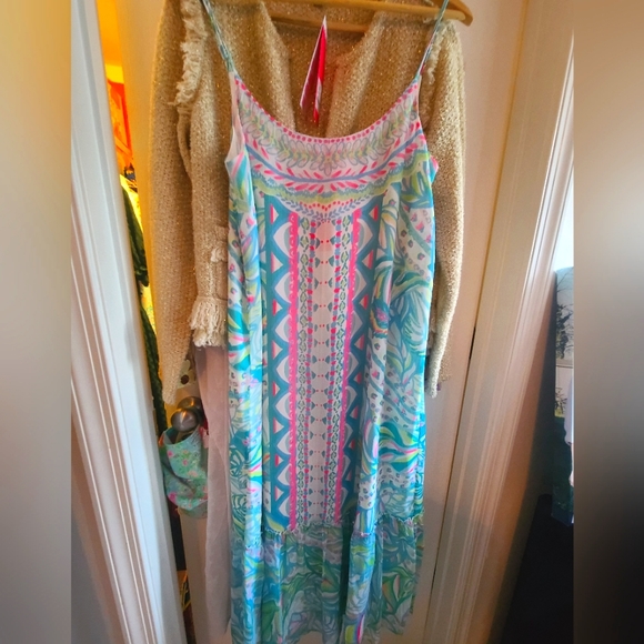 chinese dress ladies Women's UPF 50+ Kaden Chillylilly Maxi Dress in Pink